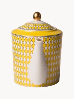 Teiera in porcellana fatta a mano Chess, 1,1 L