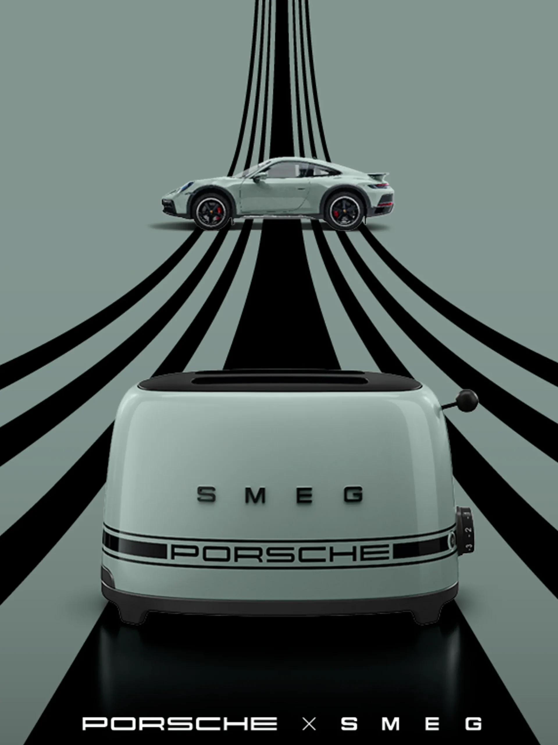 Tostapane compatto Porsche x Smeg