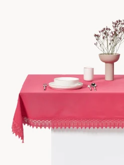 Tovaglia con bordo in pizzo Flavia