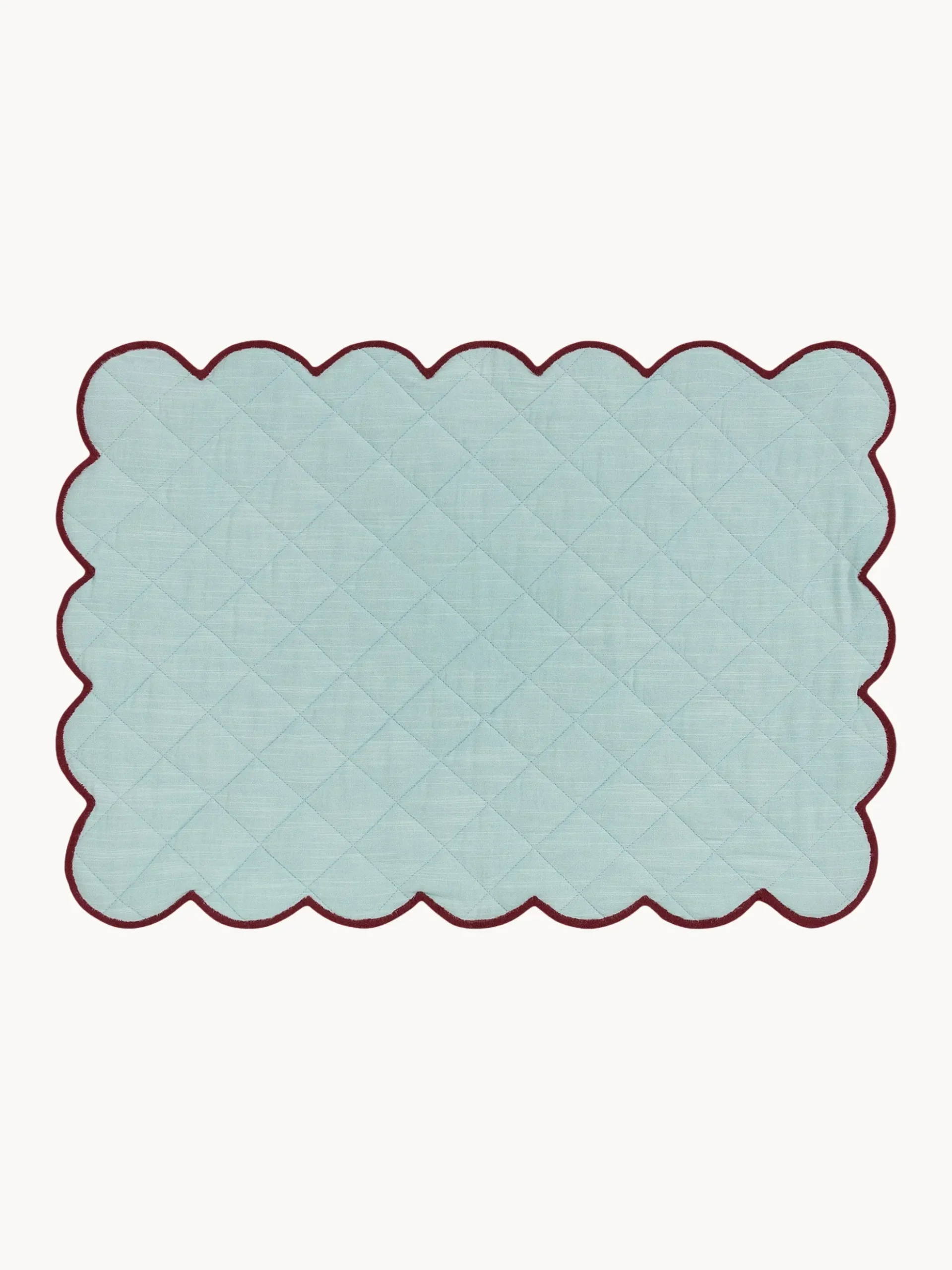 Tovaglietta americana in cotone Scalloped