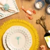 Tovaglietta fatta a mano Fringed