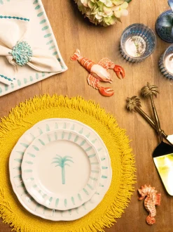 Tovaglietta fatta a mano Fringed