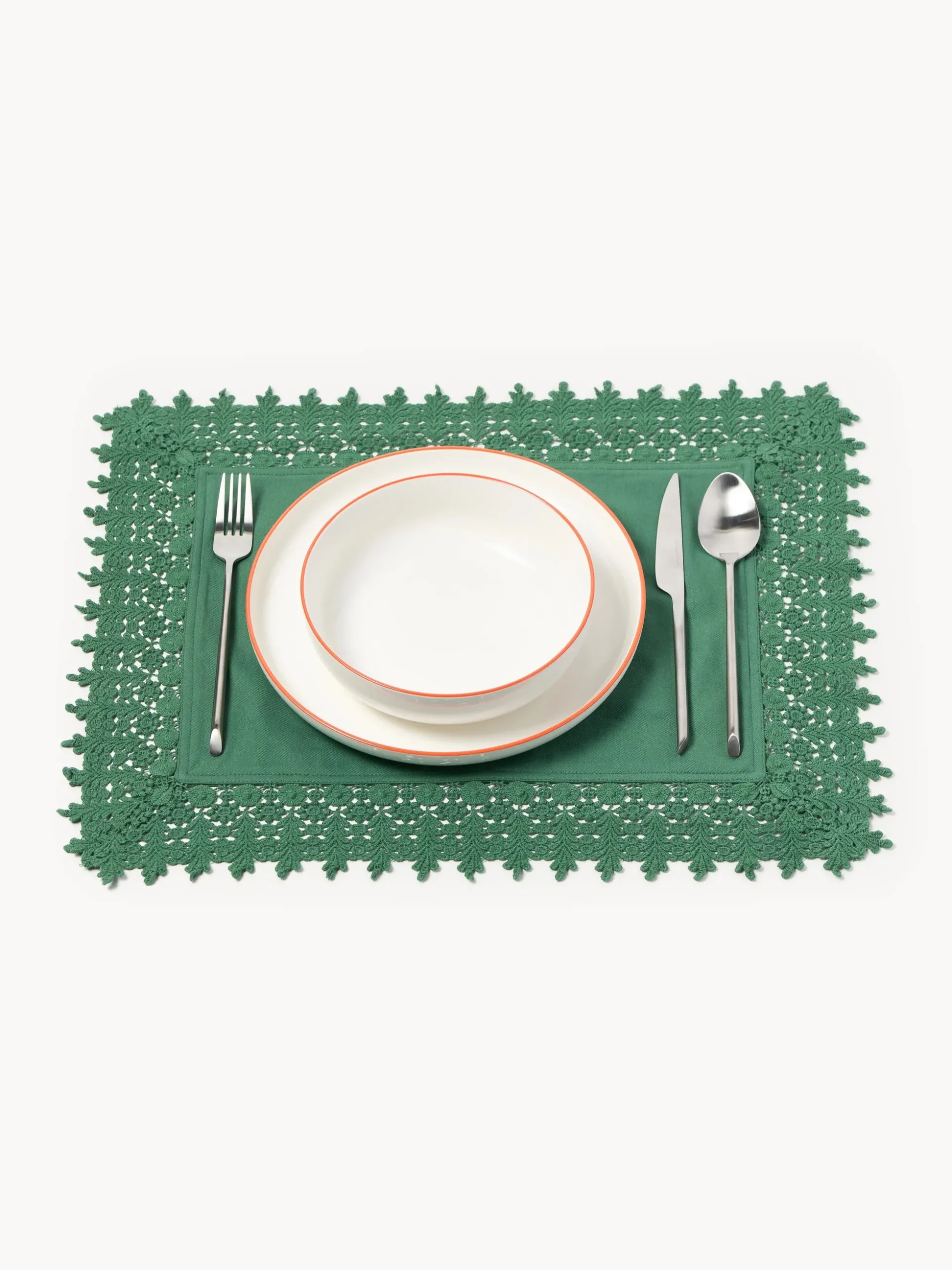 Tovagliette americane con pizzo Flavia 2 pz