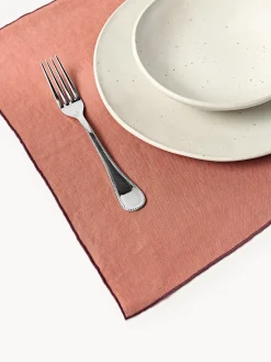 Tovagliette in lino con ricamo Cosmo 4 pz