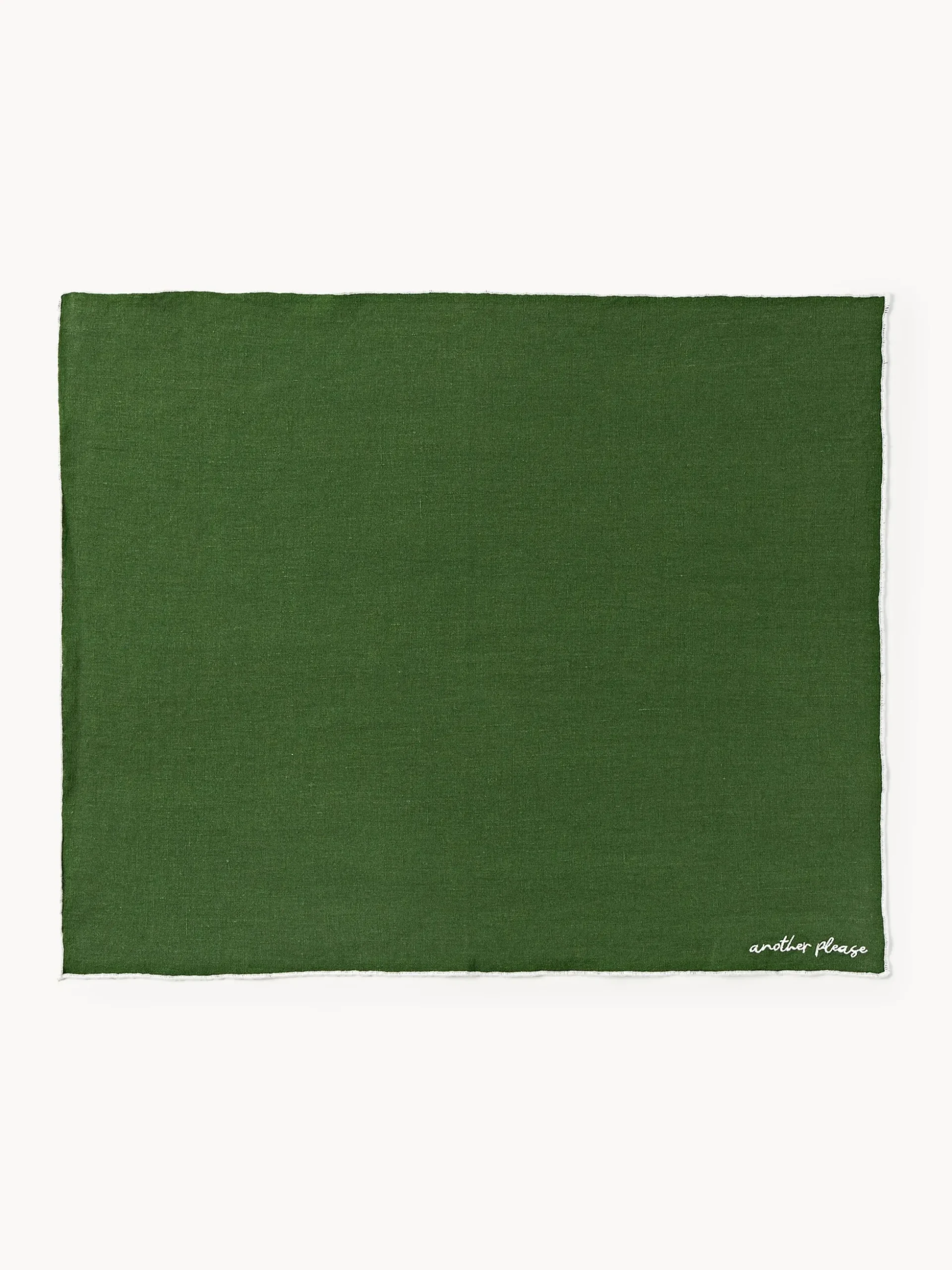 Tovagliette in lino con ricamo Cosmo 4 pz