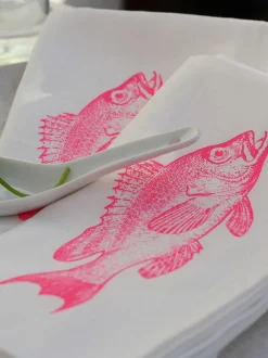 Tovagliolo stampato a mano Dalila
