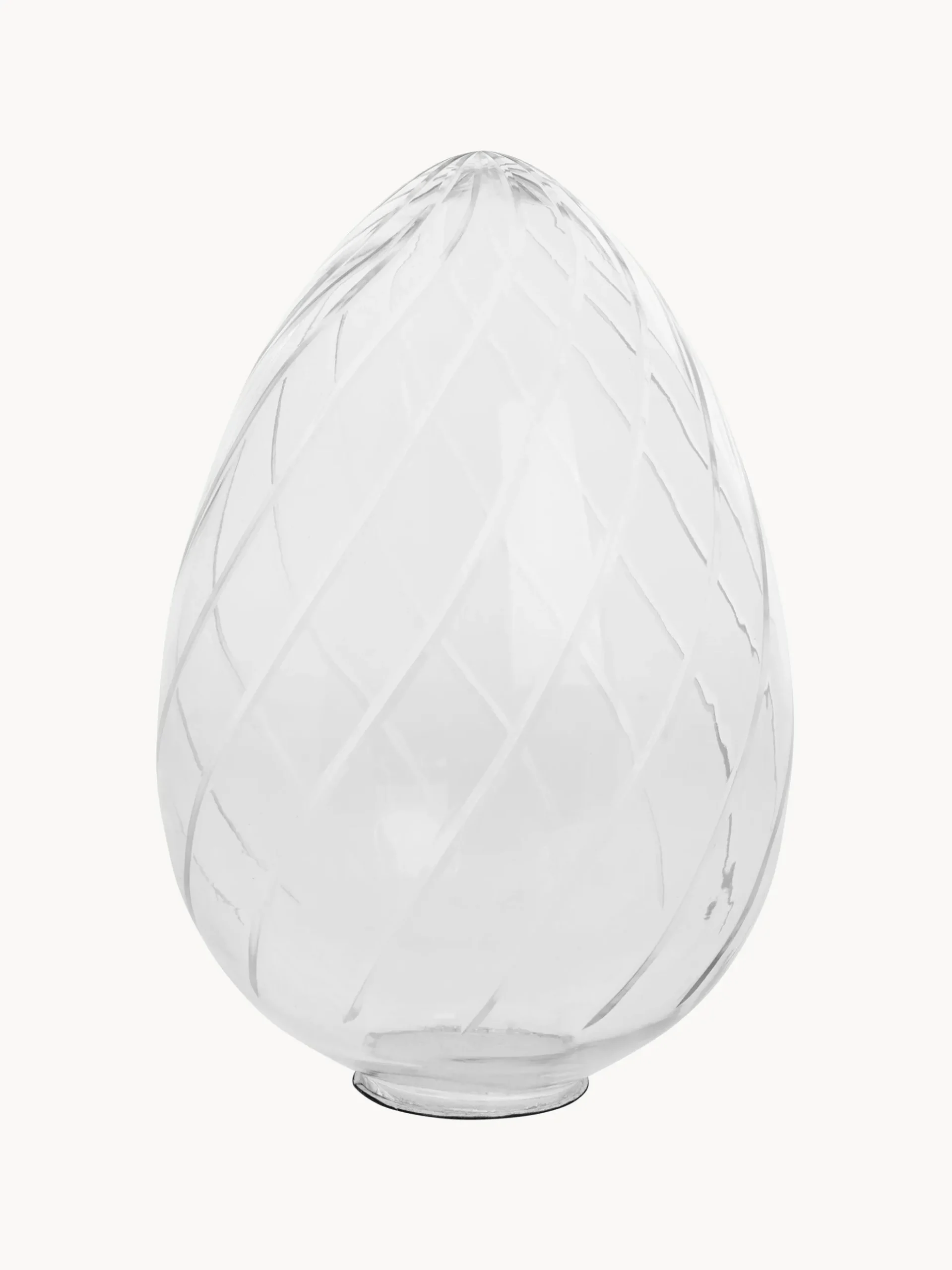 Uovo di Pasqua decorativo fatto a mano Crissilia, alt 20 cm