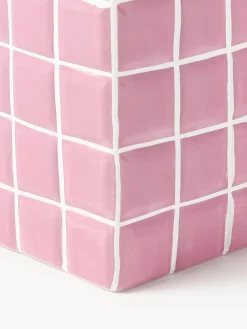 Vaso di design effetto piastrellato Tile, alt. 21 cm