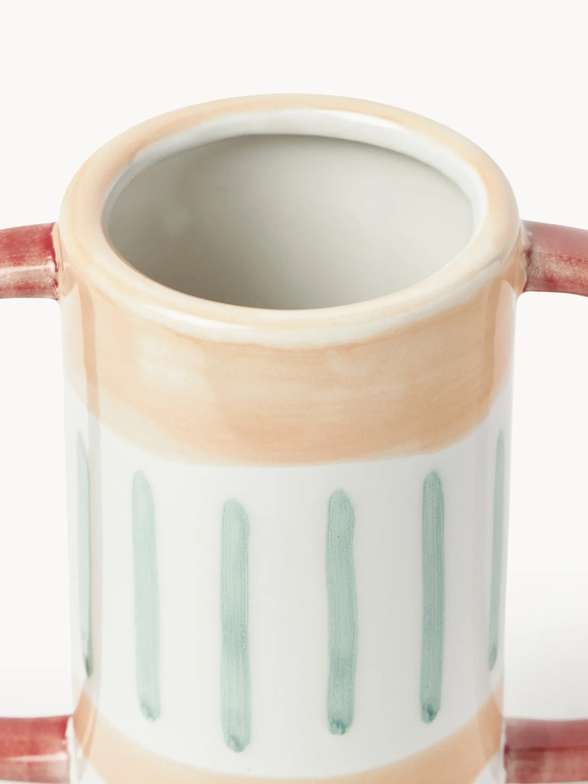 Vaso dipinto a mano Lise, alt. 30 cm