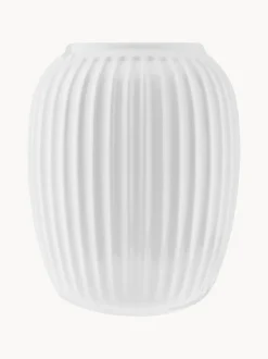 Vaso fatto a mano in porcellana Hammershoi, alt. 20 cm