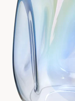 Vaso grande in vetro soffiato Rainbow, alt. 35 cm