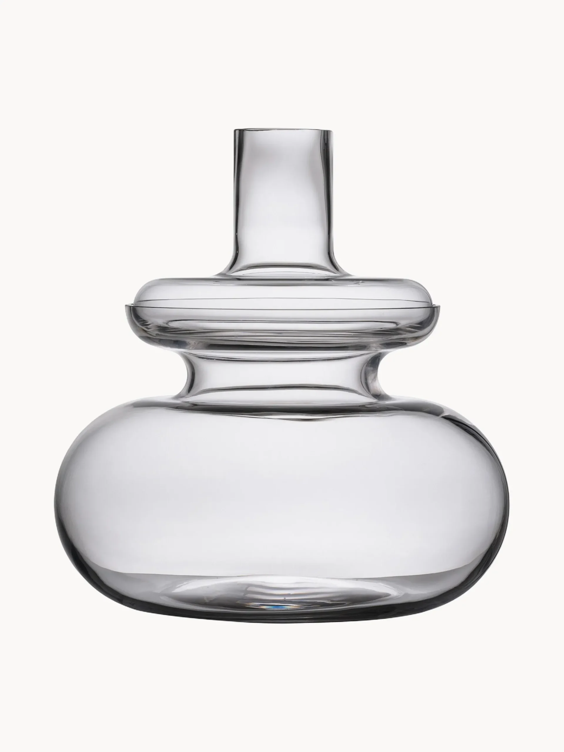 Vaso grande in vetro soffiato Inu, alt. 33 cm