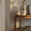 Vaso in porcellana con stampa 3D Melody, alt. 29 cm