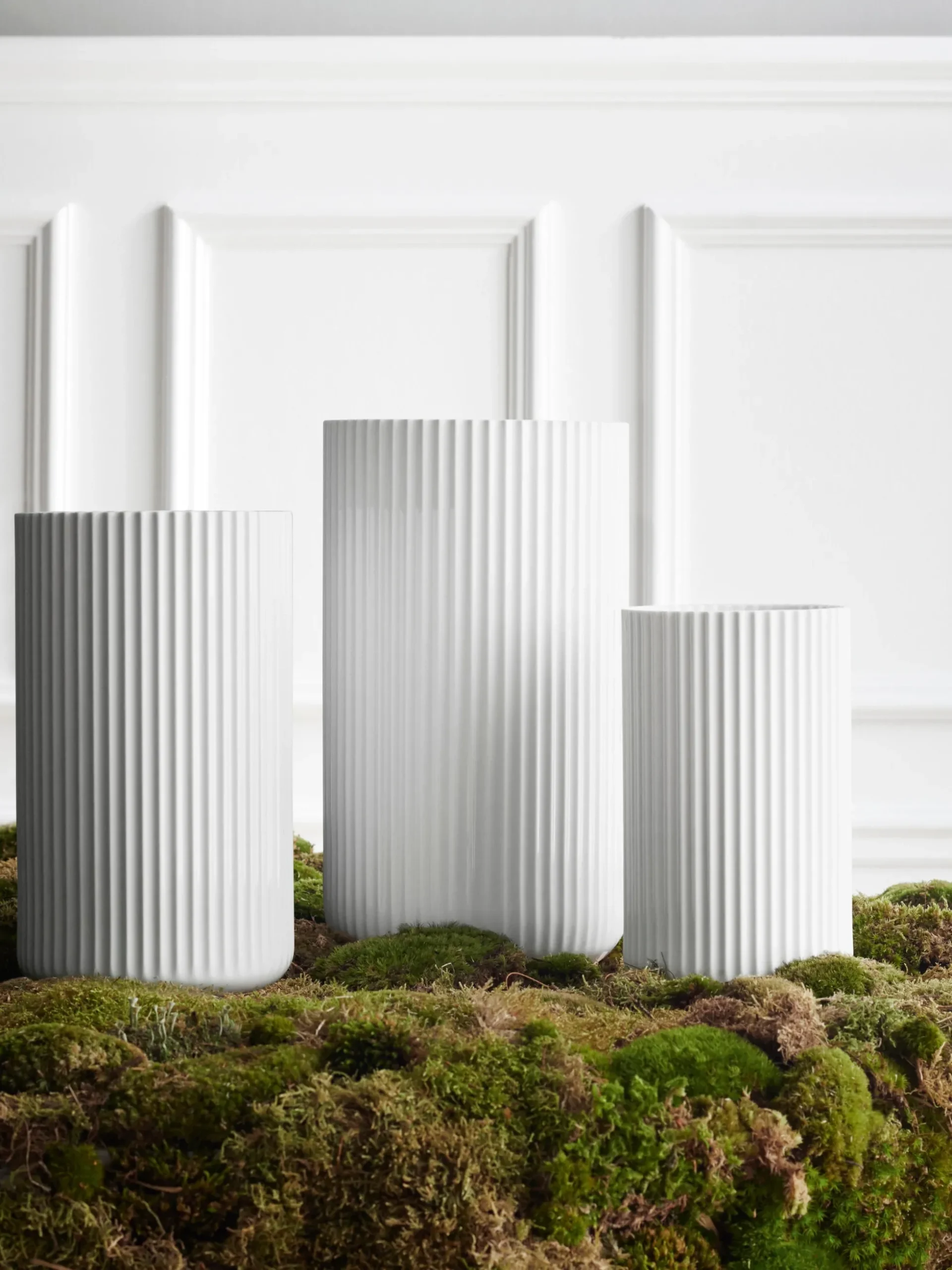 Vaso in porcellana Lyngby, alt. 21 cm