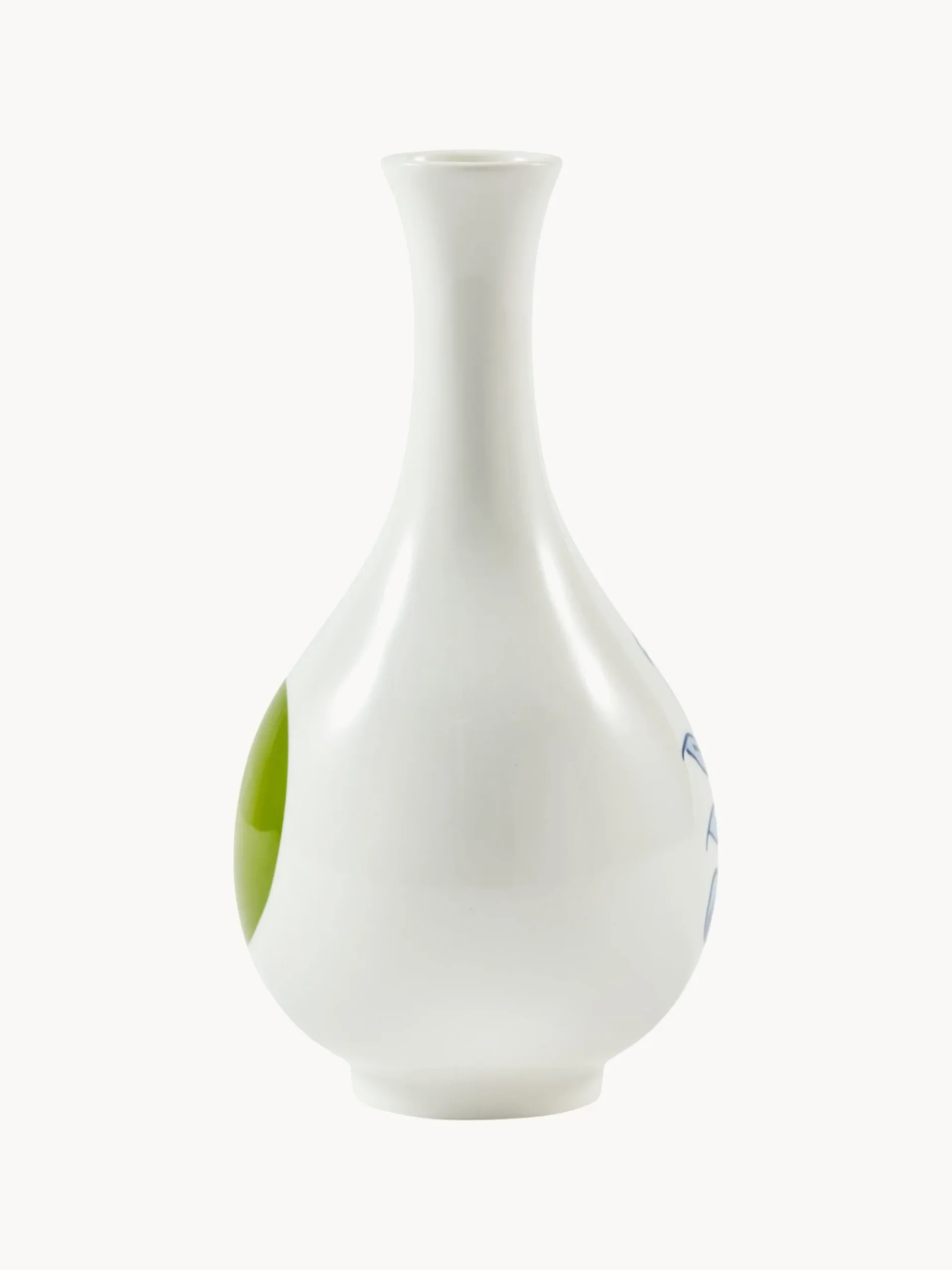 Vaso in porcellana Small Bird, alt. 17 cm