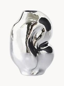 Vaso in vetro fatto a mano Gleam, Alt. 18 cm