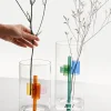 Vaso in vetro fatto a mano Standy, alt. 20 cm