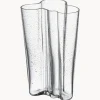 Vaso in vetro soffiato Aalto, alt. 20 cm