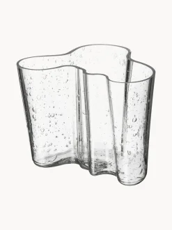 Vaso in vetro soffiato Aalto, alt. 16 cm
