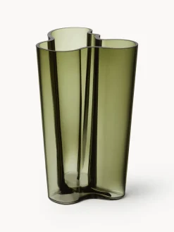 Vaso in vetro soffiato Alvar Aalto, alt. 25 cm