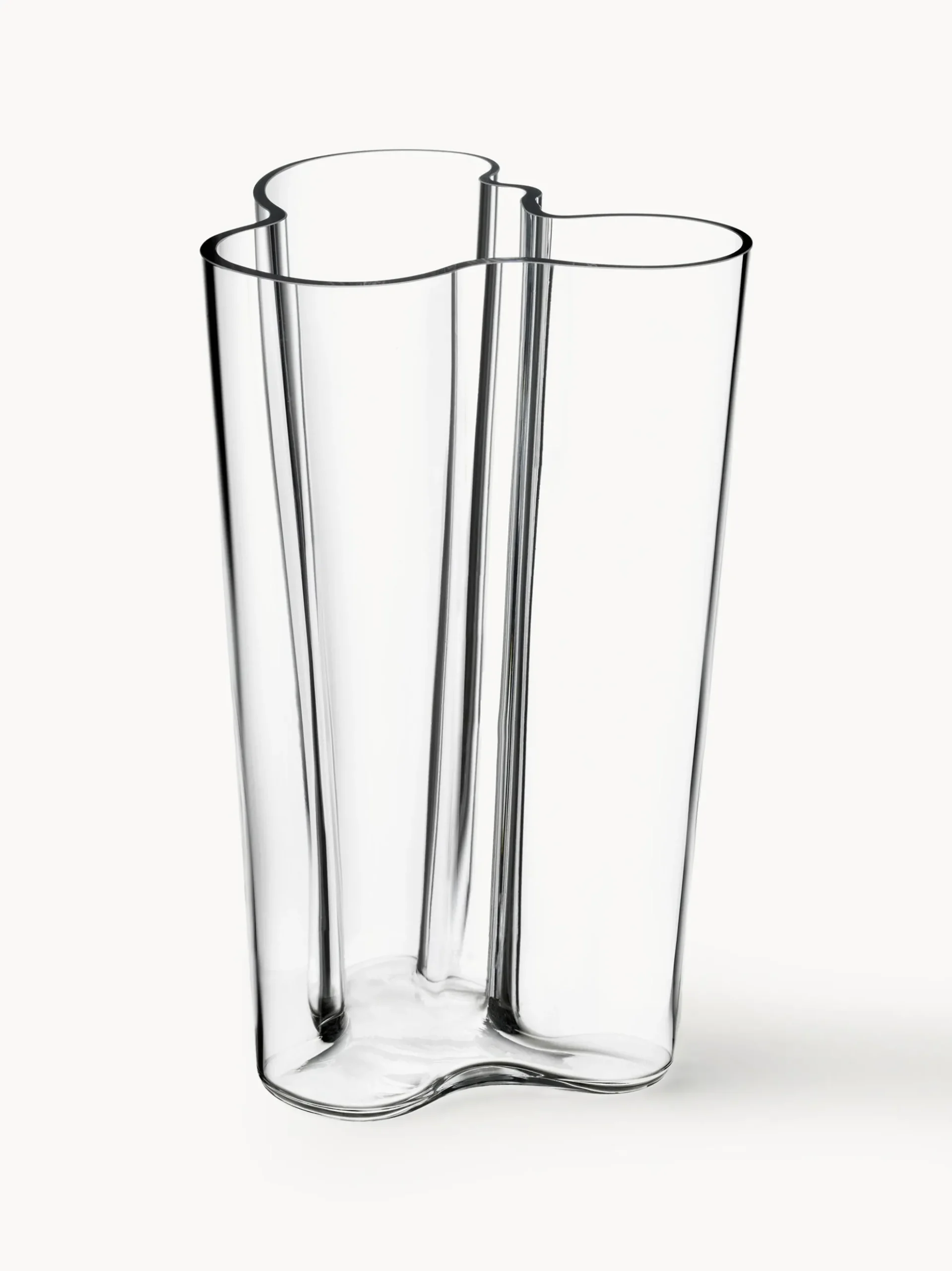 Vaso in vetro soffiato Alvar Aalto, alt. 25 cm