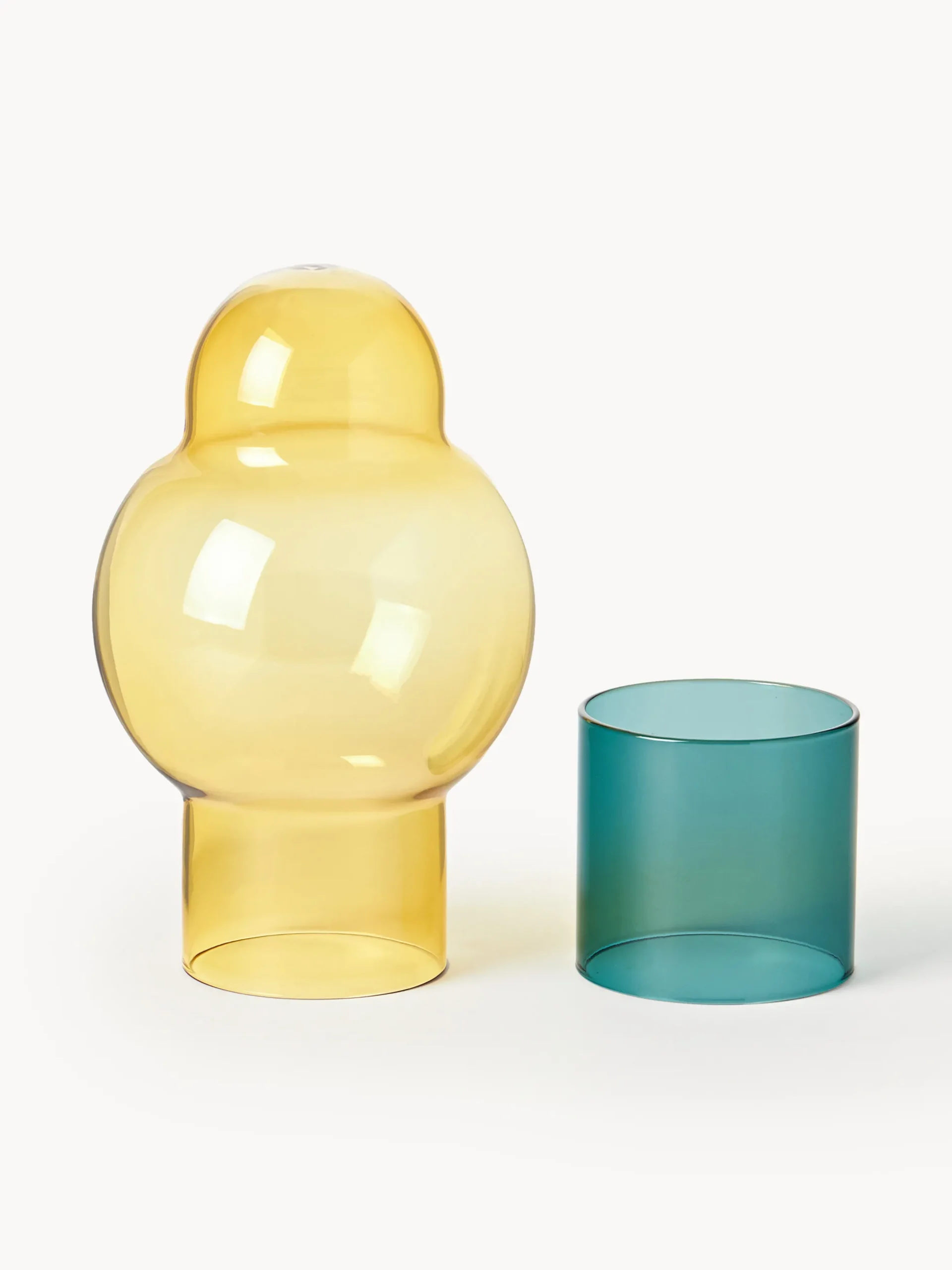 Vaso in vetro soffiato Bubble, alt. 27 cm