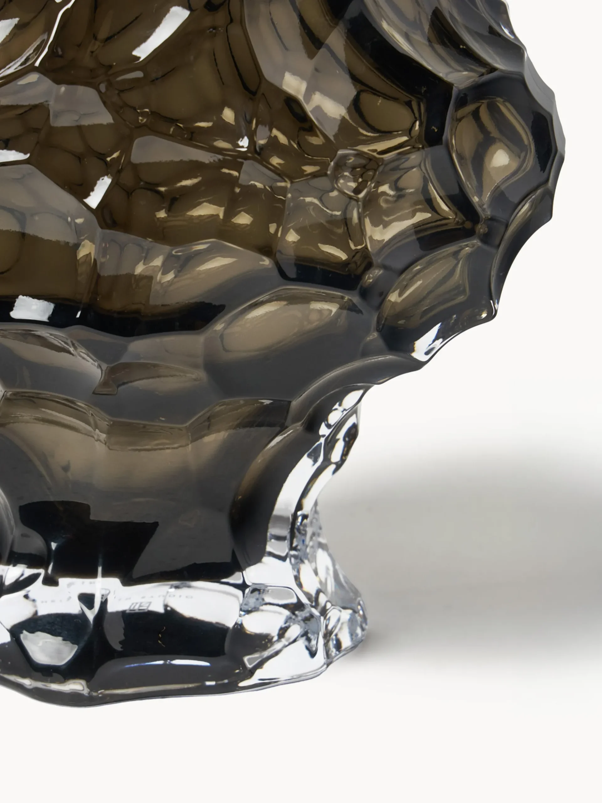 Vaso in vetro soffiato Canyon, alt. 18 cm