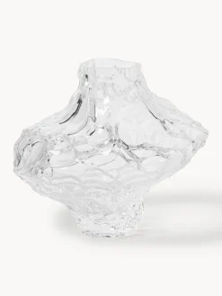 Vaso in vetro soffiato Canyon, alt. 23 cm