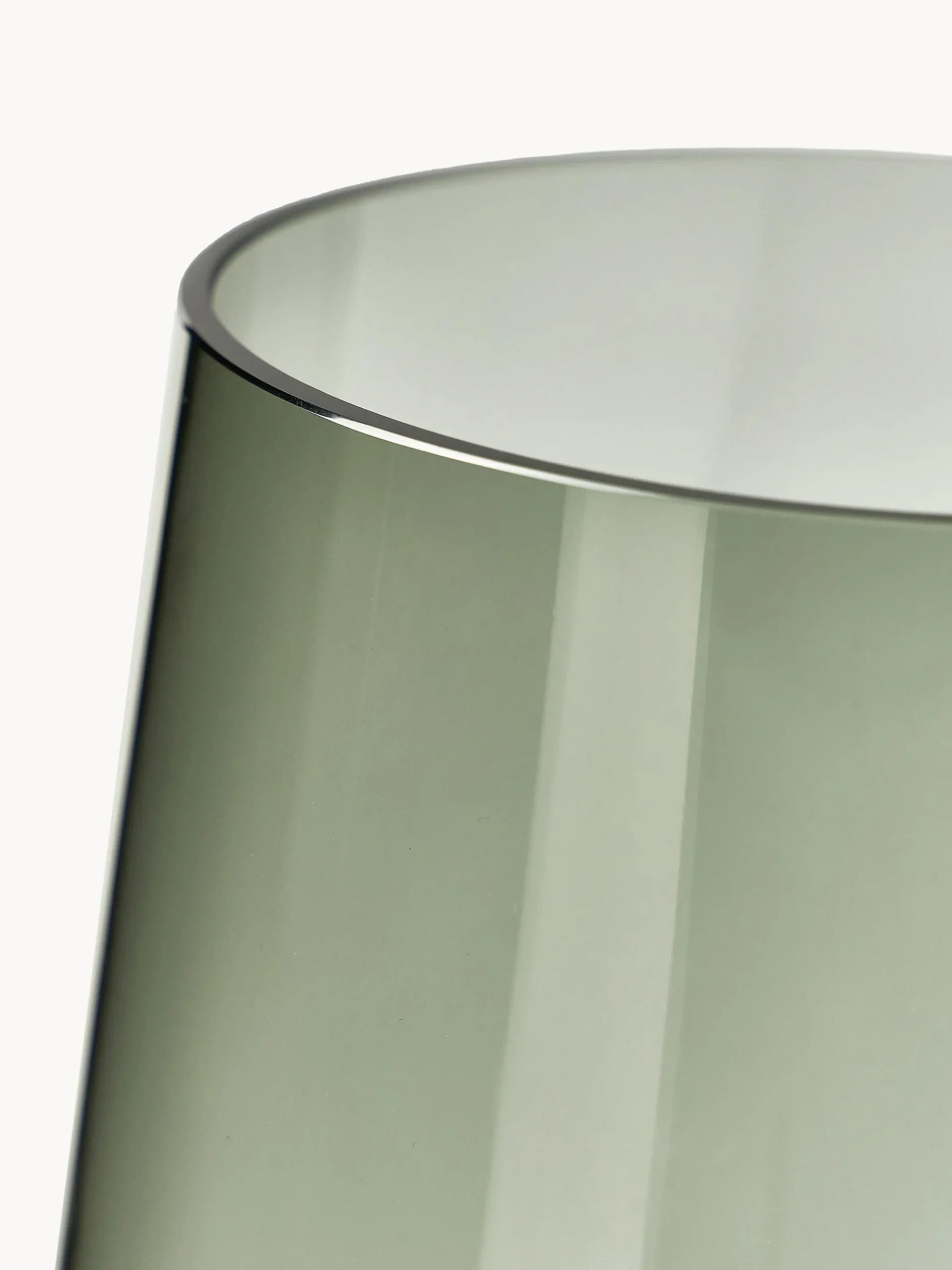 Vaso in vetro soffiato Échasse, alt. 44 cm