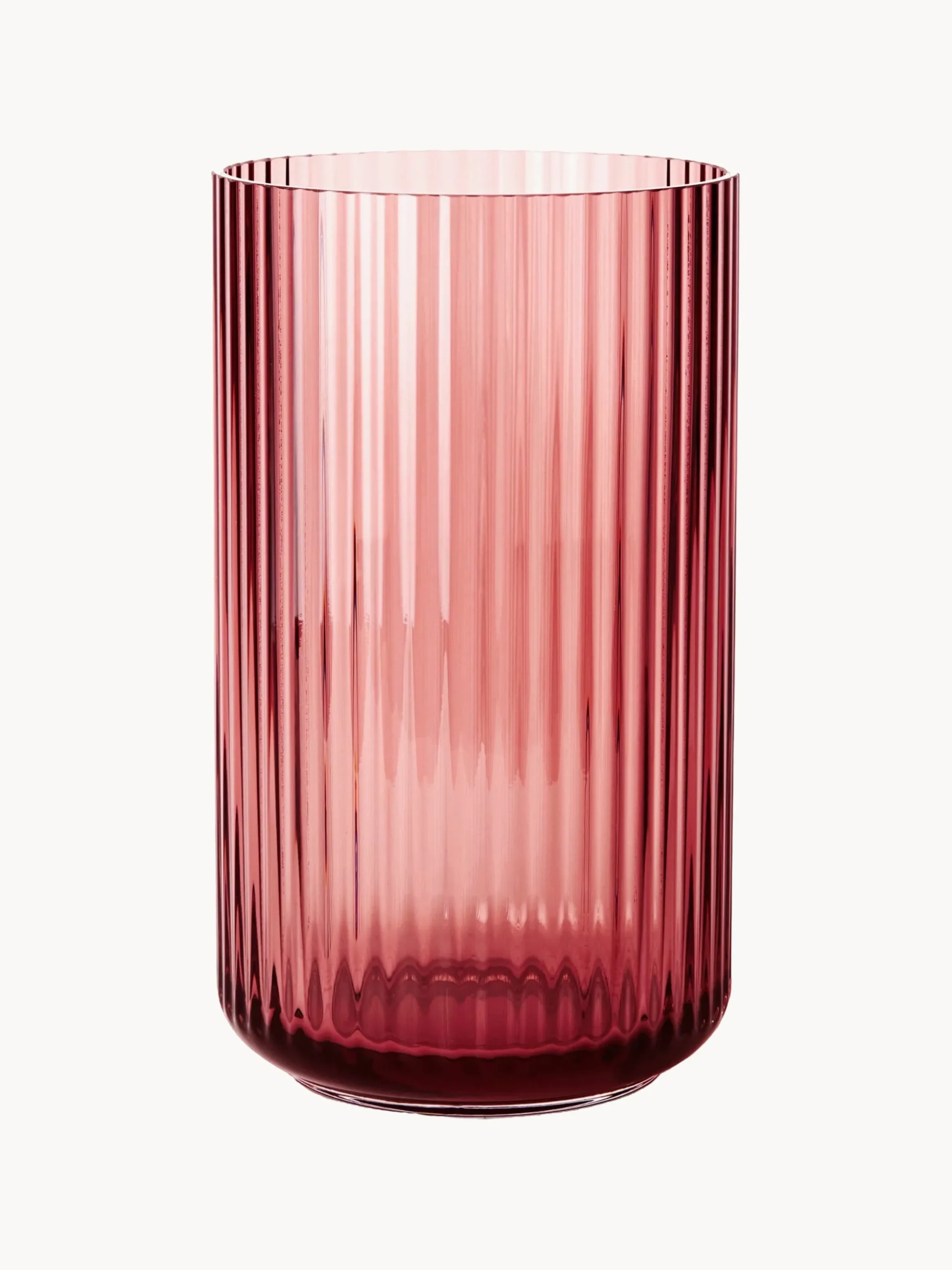 Vaso in vetro soffiato Lyngby, alt. 25 cm