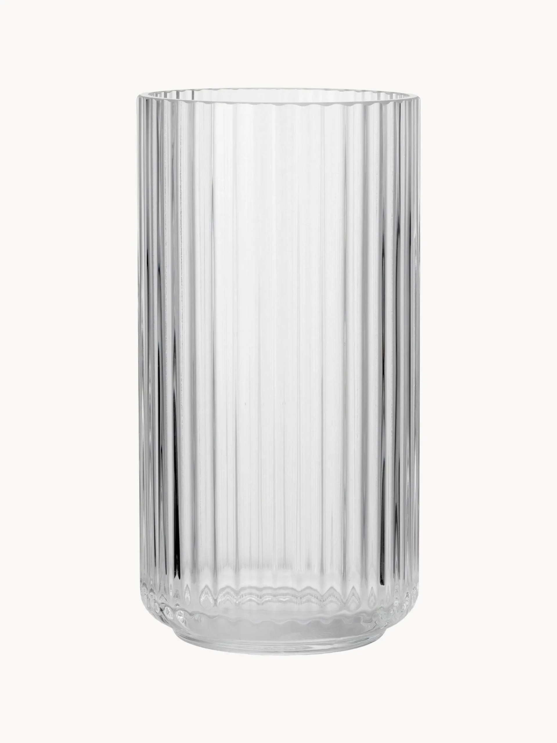 Vaso in vetro soffiato Lyngby, alt. 21 cm