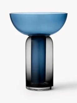 Vaso in vetro soffiato Torus, alt. 33 cm