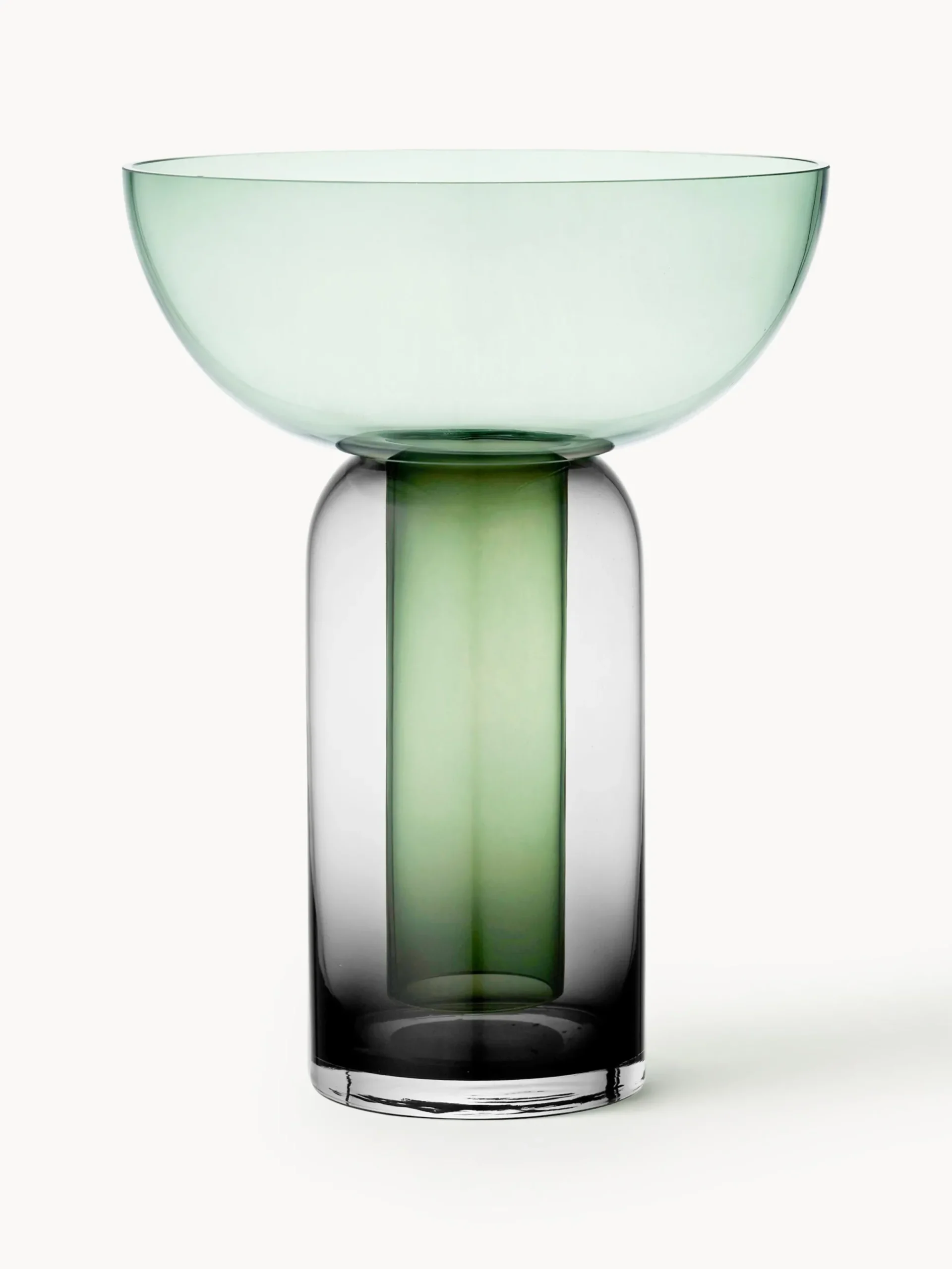 Vaso in vetro soffiato Torus, alt. 33 cm