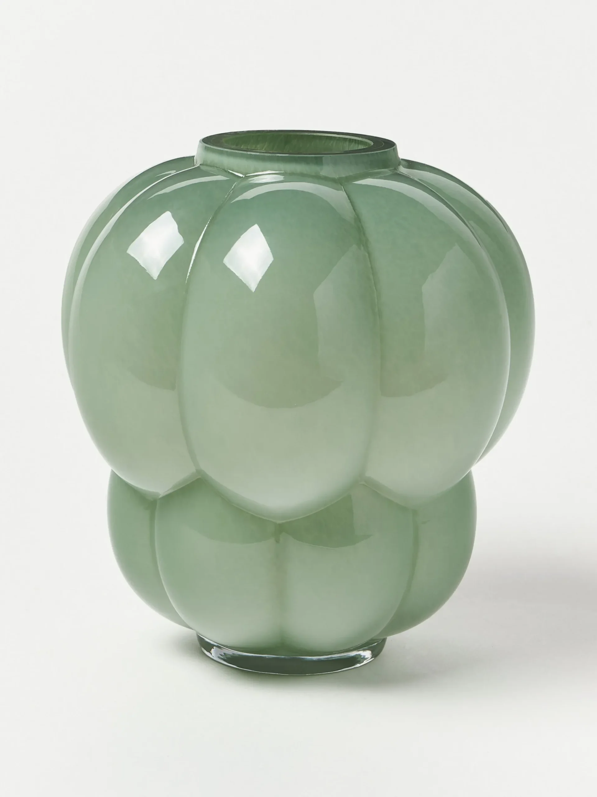 Vaso in vetro soffiato Uva, alt. 22 cm
