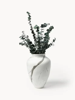 Vaso marmorizzato fatto a mano Latona, alt. 30 cm