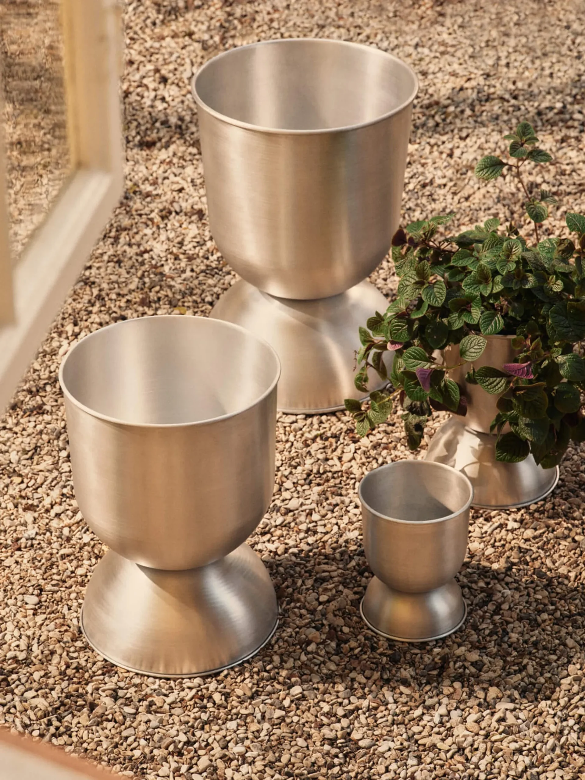 Vaso per fiori Hourglass, alt. 73 cm