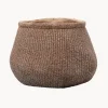 Vaso per fiori in cemento Faux-Puff