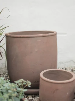 Vaso per piante da esterno in terracotta Terra, alt. 36 cm