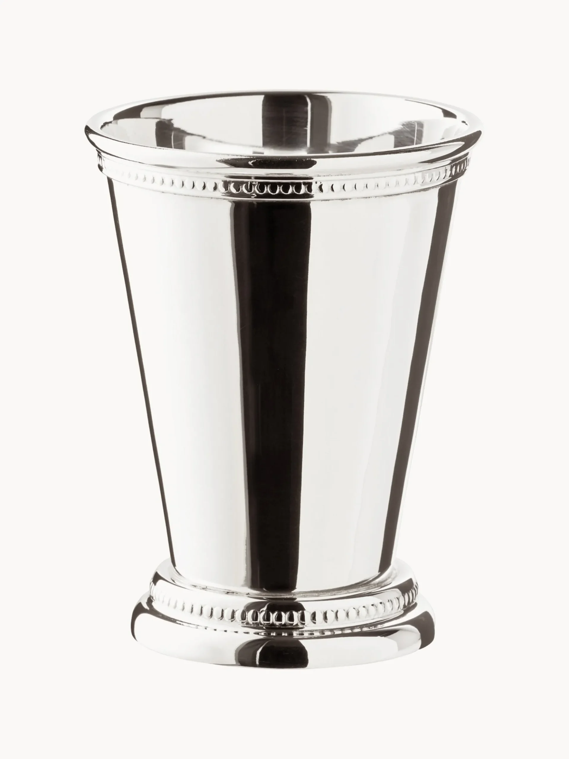 Vaso artigianale placcato in argento Perla