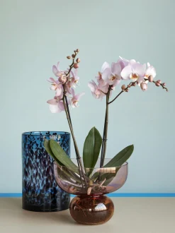 Vaso di design in vetro soffiato Show, alt. 21 cm