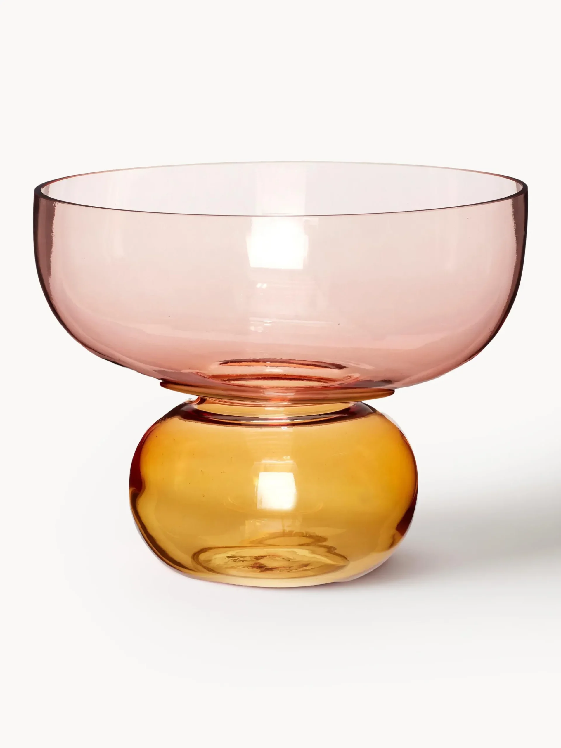 Vaso di design in vetro soffiato Show, alt. 21 cm