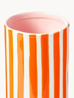 Vaso dipinto a mano in porcellana Ray, alt. 29 cm