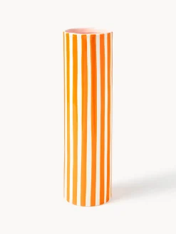 Vaso dipinto a mano in porcellana Ray, alt. 29 cm