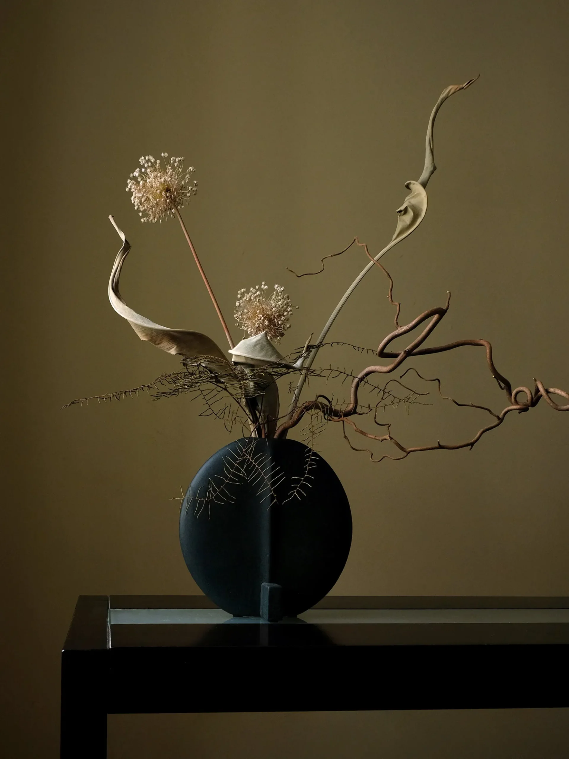 Vaso fatto a mano Guggenheim, alt. 23 cm