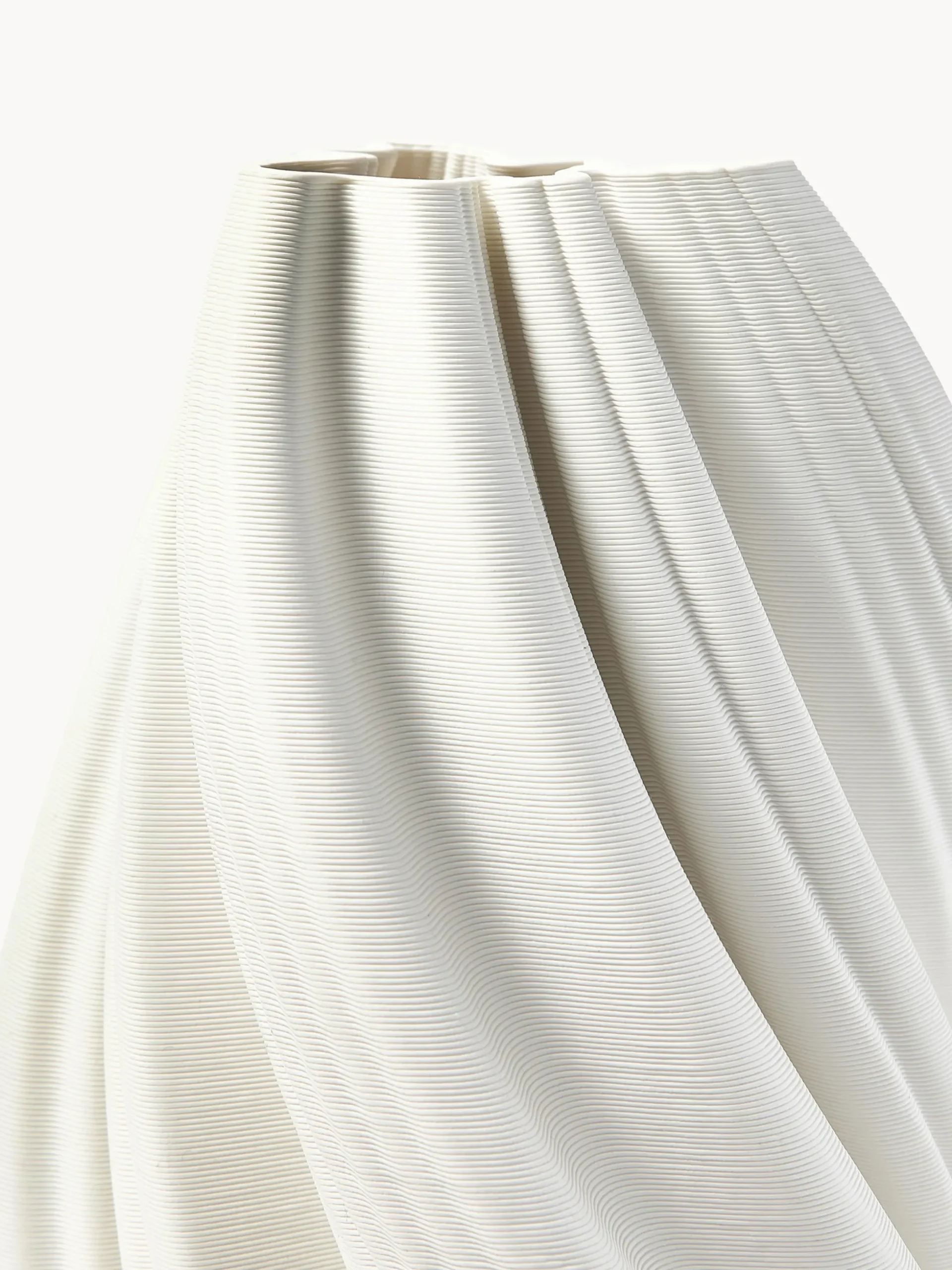 Vaso grande in porcellana 3D Melody, alt. 42 cm