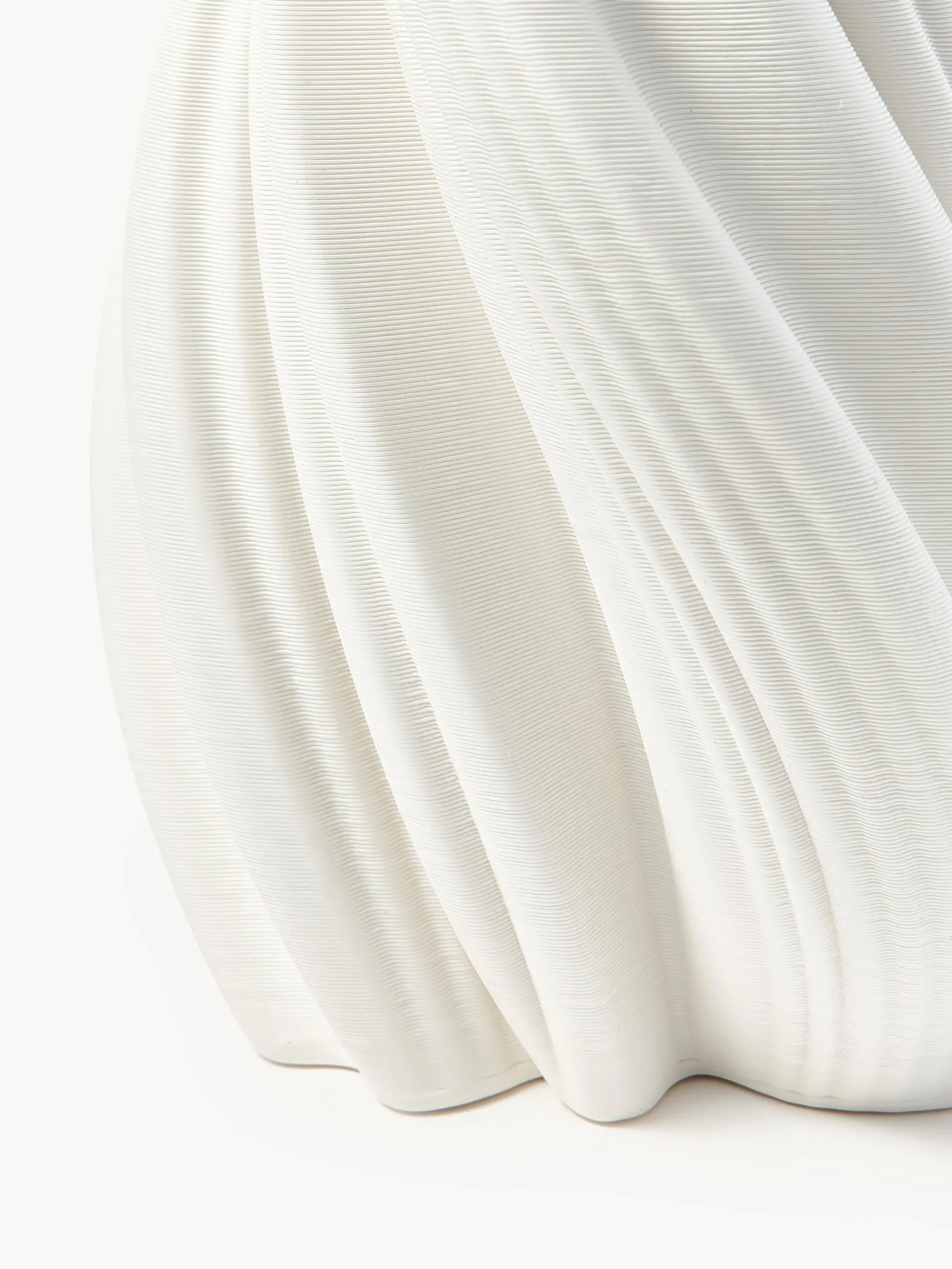 Vaso grande in porcellana 3D Melody, alt. 42 cm