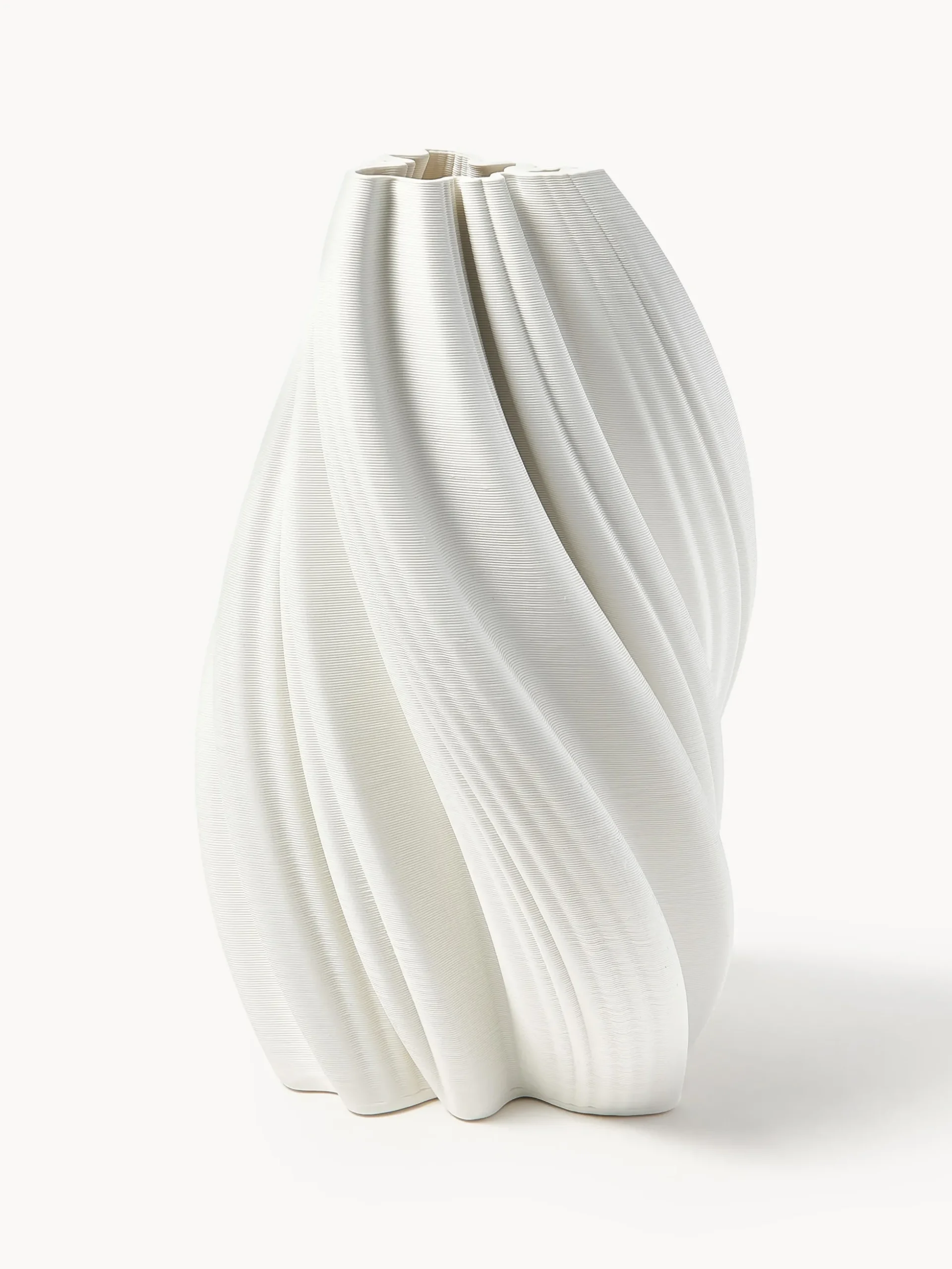 Vaso grande in porcellana 3D Melody, alt. 42 cm