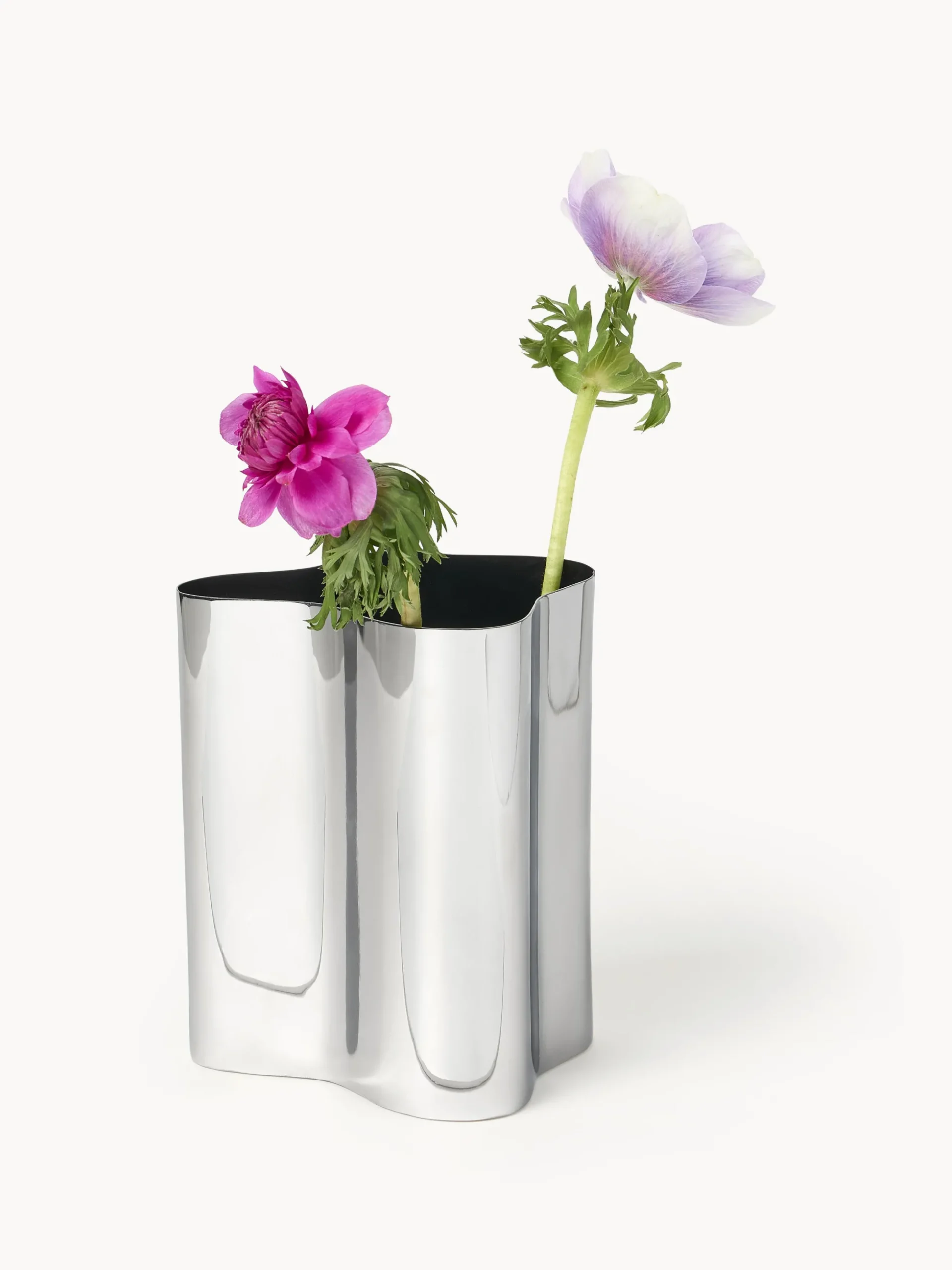 Vaso in acciaio inossidabile Vine, alt. 18 cm
