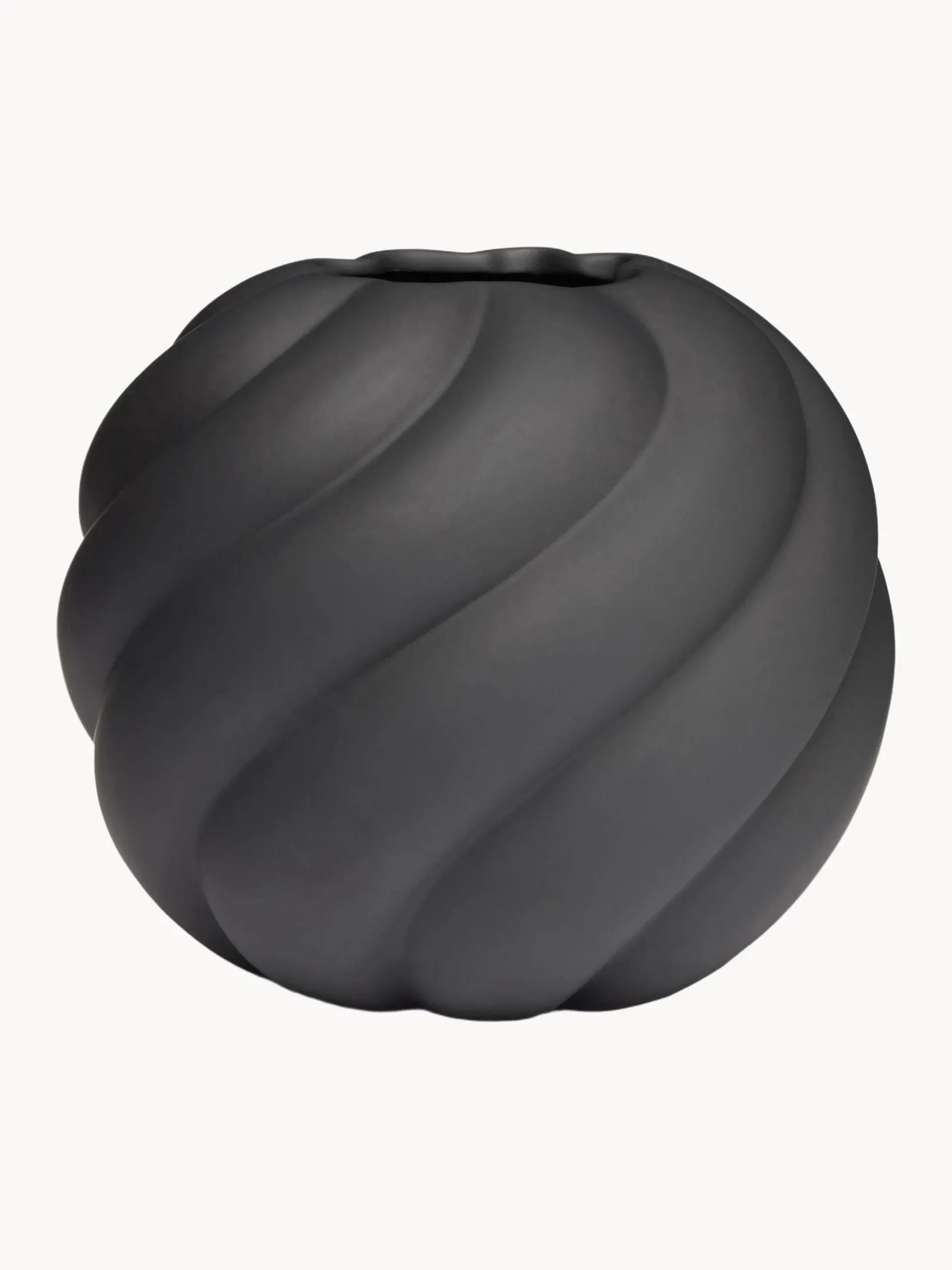 Vaso in ceramica dipinto a mano Twist Ball, alt. 20 cm