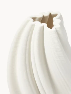 Vaso in porcellana stampato in 3D Melody, alt. 18 cm